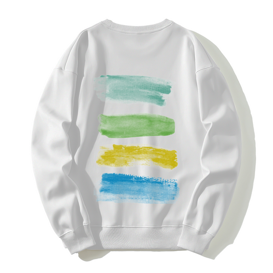 PRINTED CLOUD LUXE SWEATSHIRT