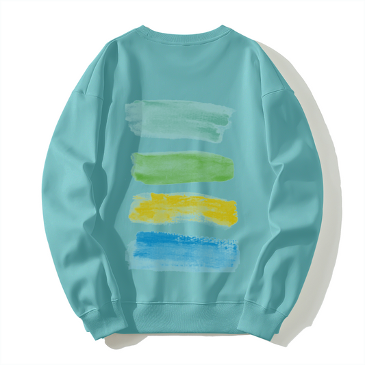 PRINTED CLOUD LUXE SWEATSHIRT